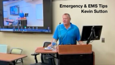 Emergency and EMS Tips, Kevin Sutton | Cane and Able Stroke Recovery Group | CaneAndAble.org